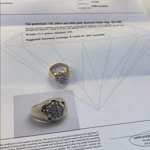 Men’s 10k Gold Ring 0.67 ct weight